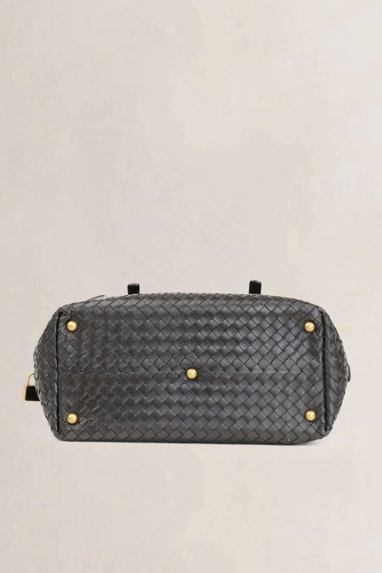 Bottega Veneta Black Montaigne Intrecciato Leather Bag