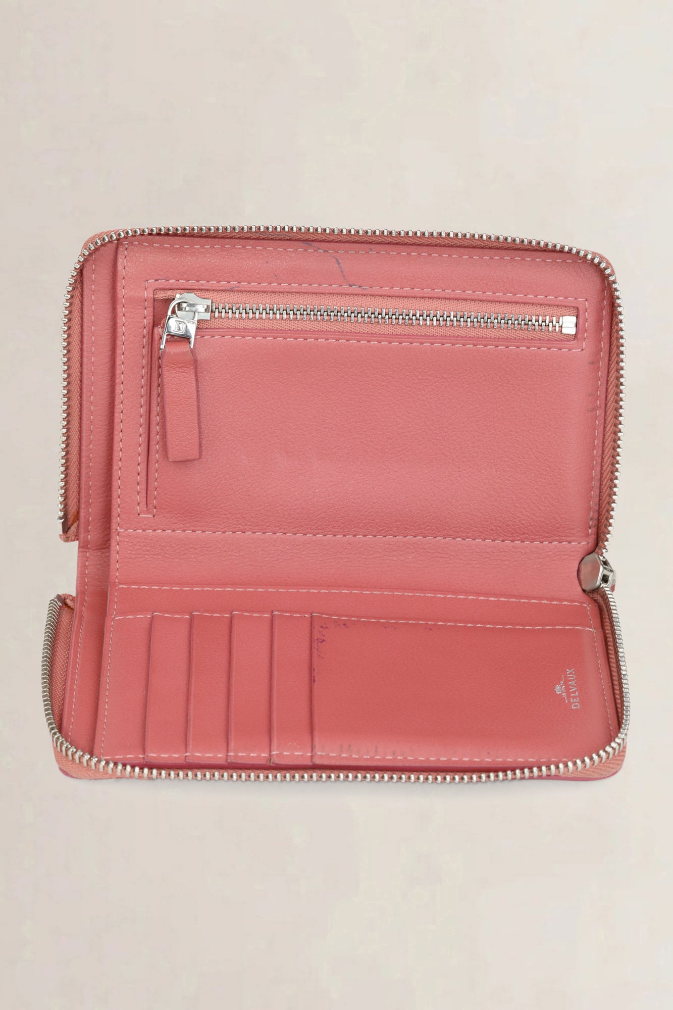 Delvaux Pink Wallet