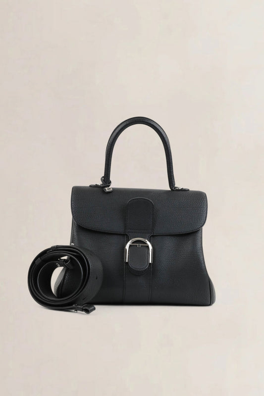 Delvaux Brillant Black MM Fly Crossbody Bag