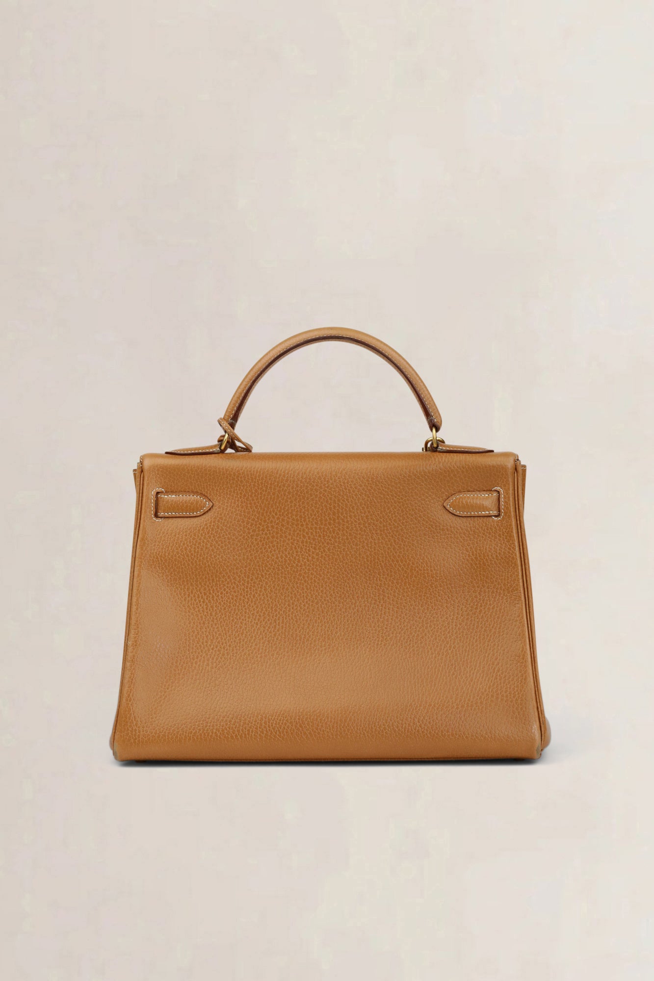 Hermès Kelly 32 in Camel Vache Liege Leather Crossbody Bag