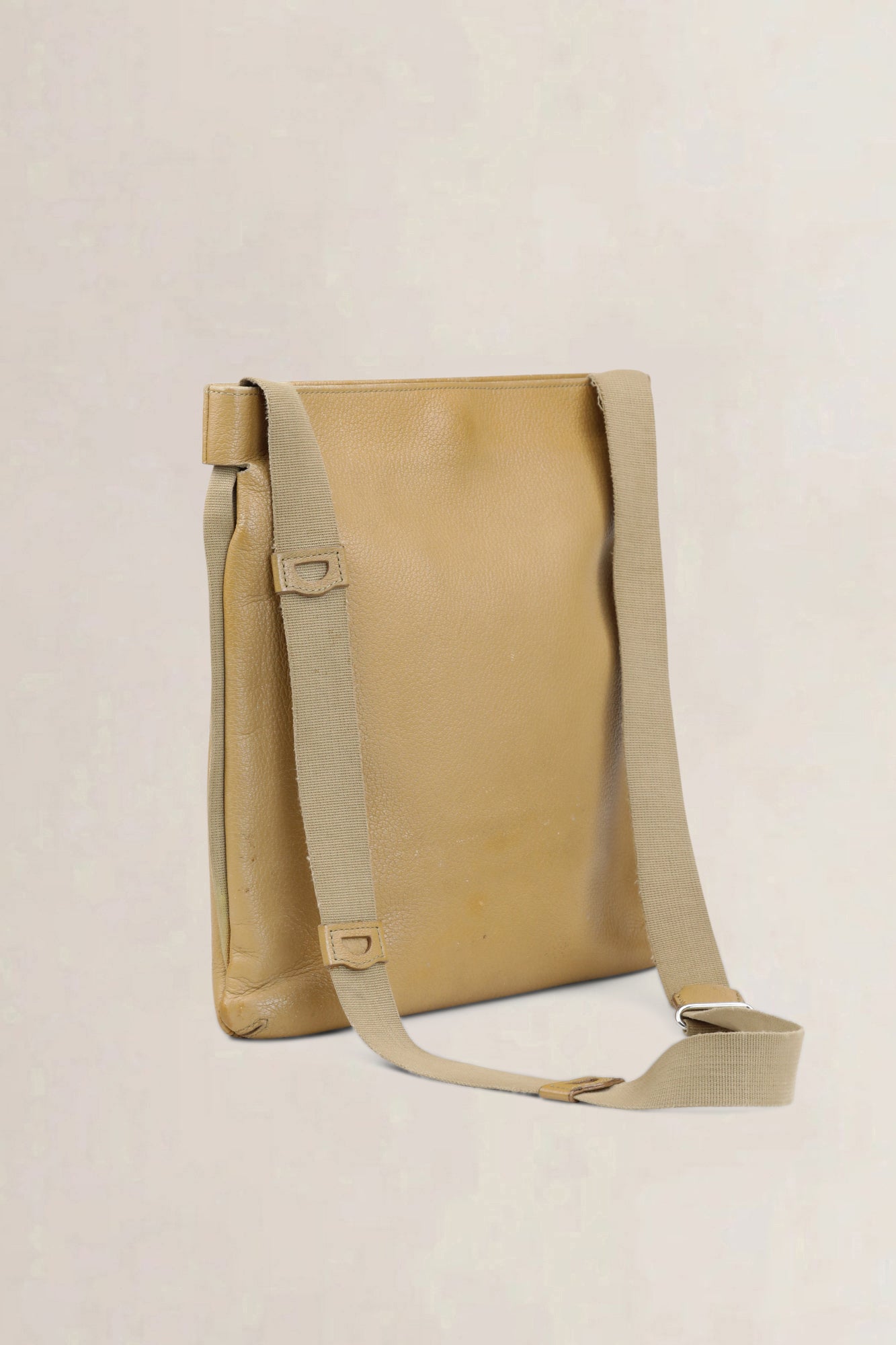 Deux de Delvaux Beige Crossbody Bag