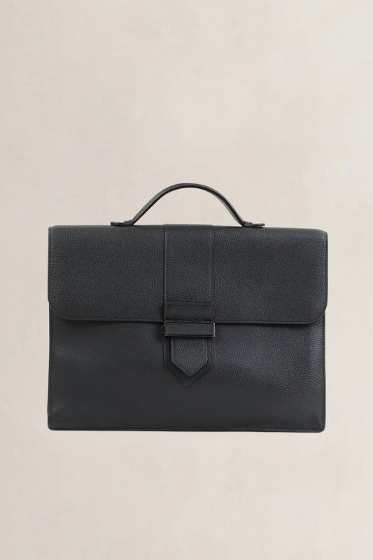 Delvaux Black Cartables Presse Briefcase