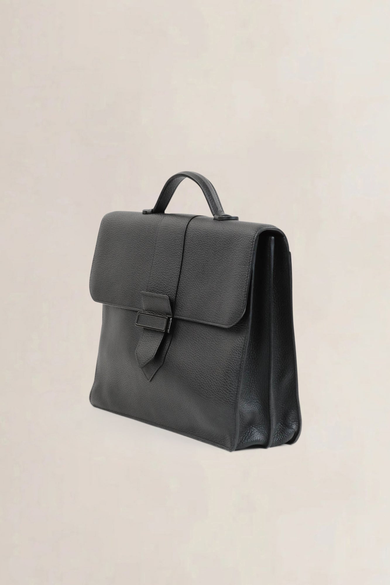 Delvaux Black Cartables Presse Briefcase