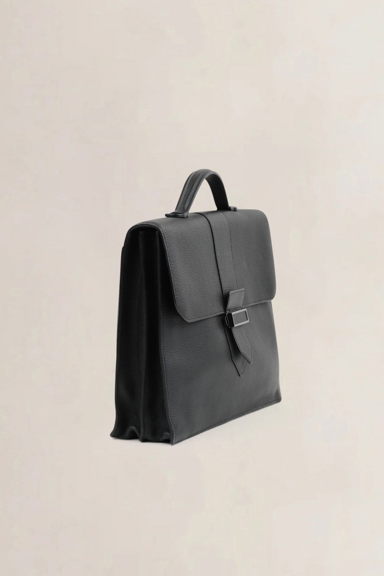 Delvaux Black Cartables Presse Briefcase