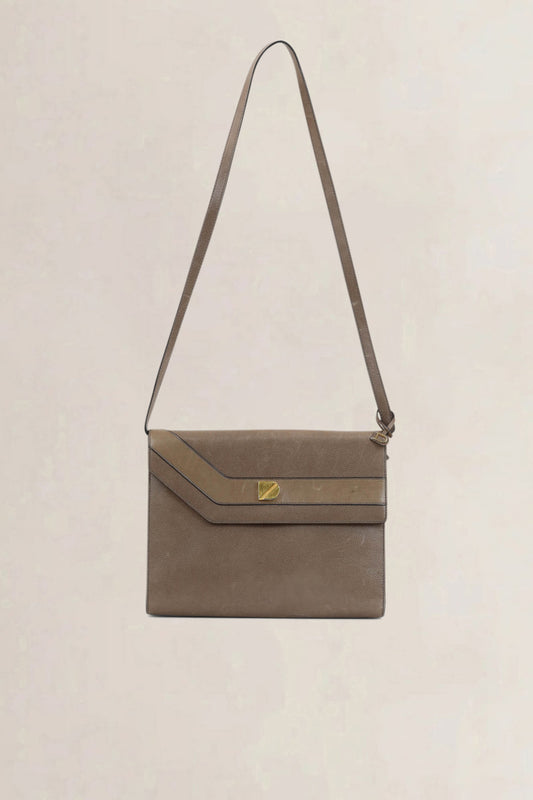 Brown Leather Crossbody Bag