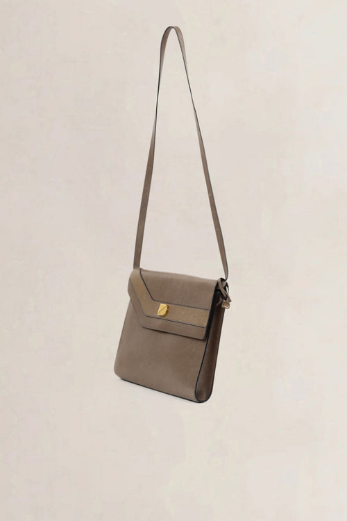 Brown Leather Crossbody Bag