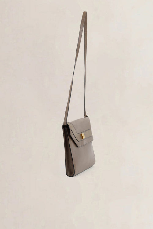 Brown Leather Crossbody Bag
