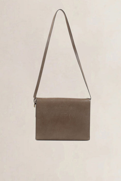 Brown Leather Crossbody Bag