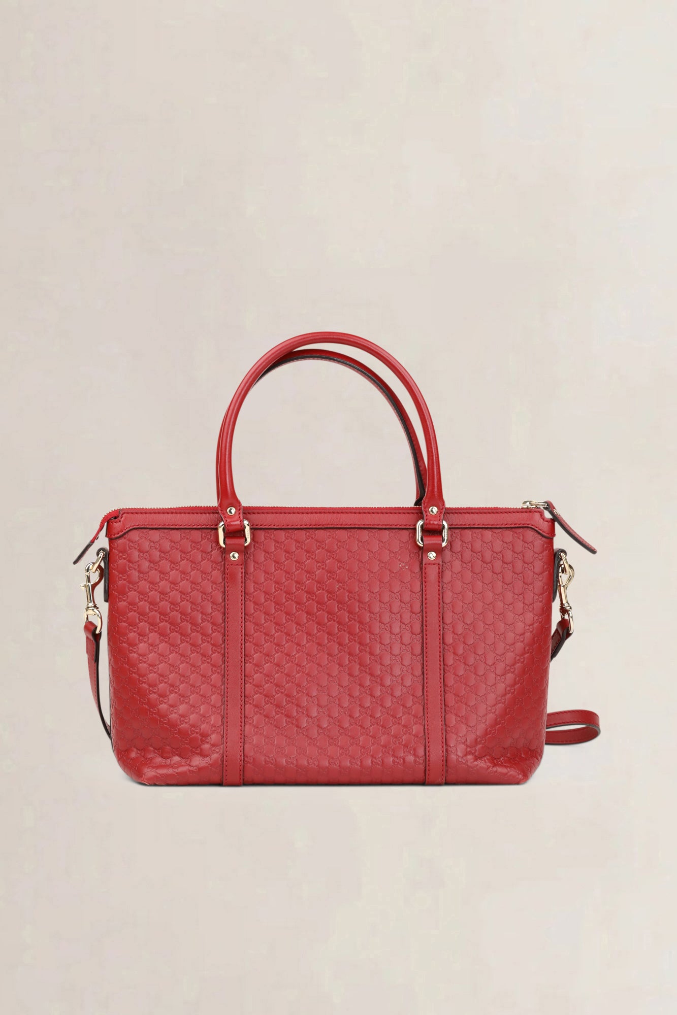 Gucci Red Guccissima Leather Crossbody Bag