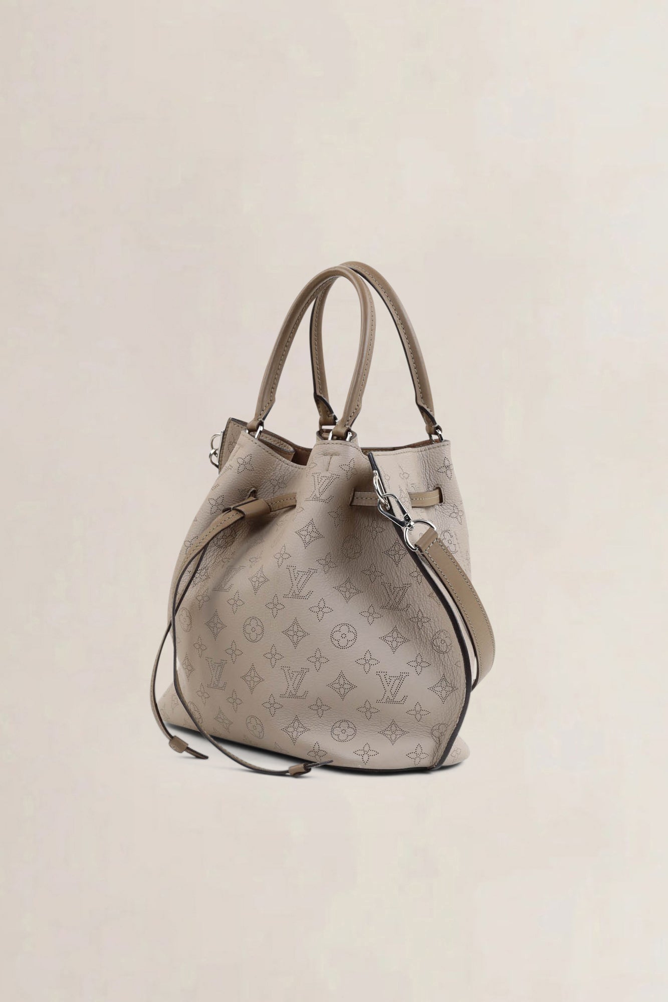 Louis Vuitton Brown Girolata Mahina Shoulder Bag