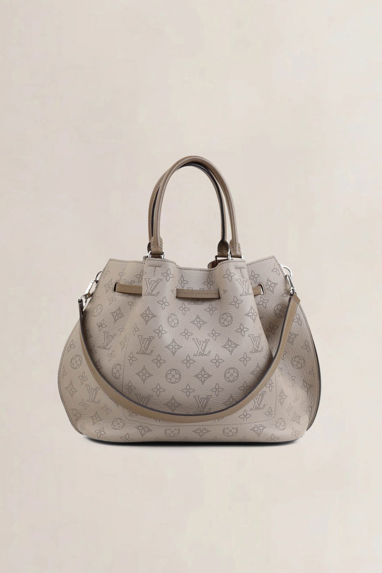 Louis Vuitton Brown Girolata Mahina Shoulder Bag