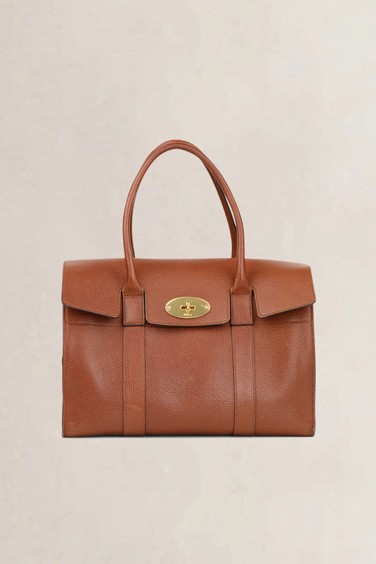 Mulberry Camel Bayswater Top Handle Bag