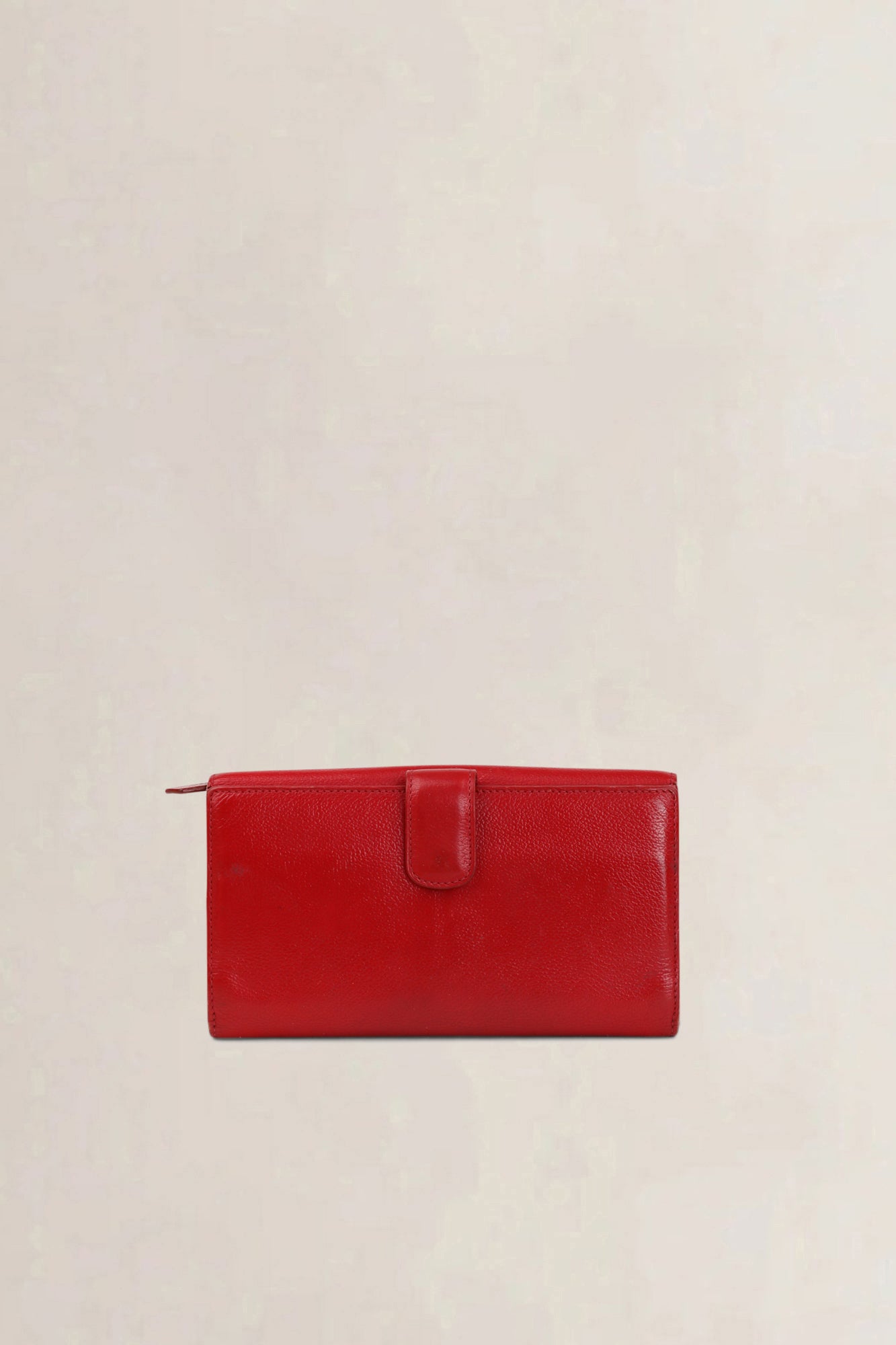 Delvaux Red Leather Wallet