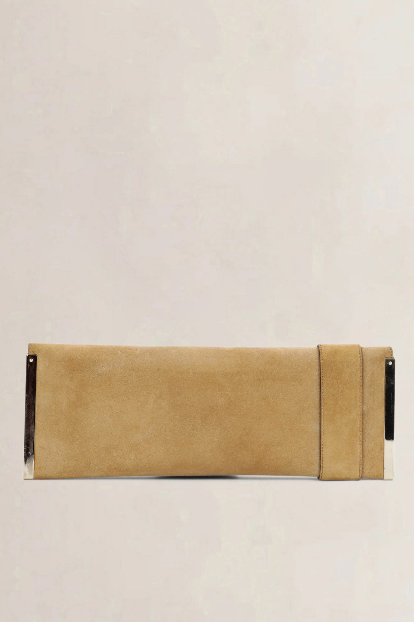 Brown Romy Suède Clutch