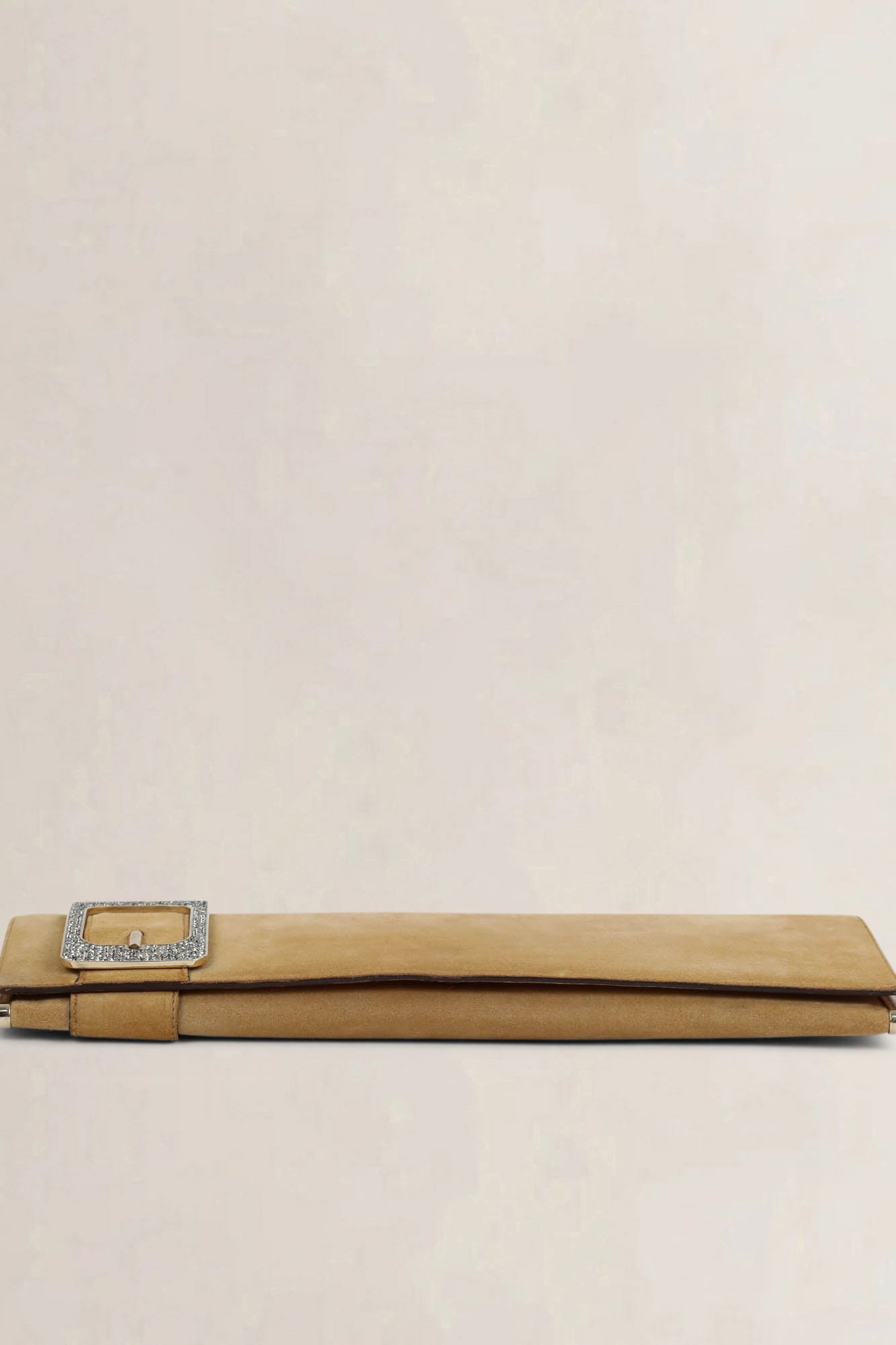 Brown Romy Suède Clutch