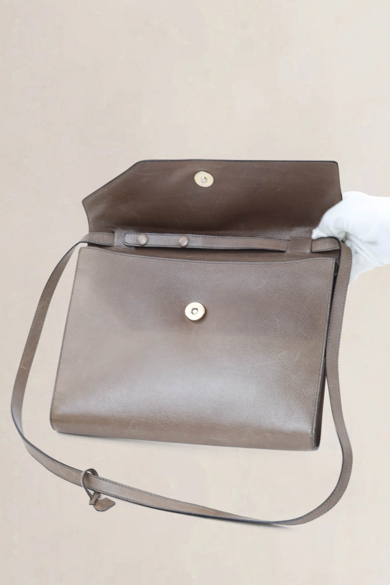 Brown Leather Crossbody Bag
