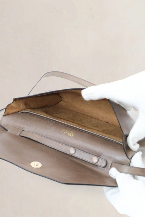 Brown Leather Crossbody Bag