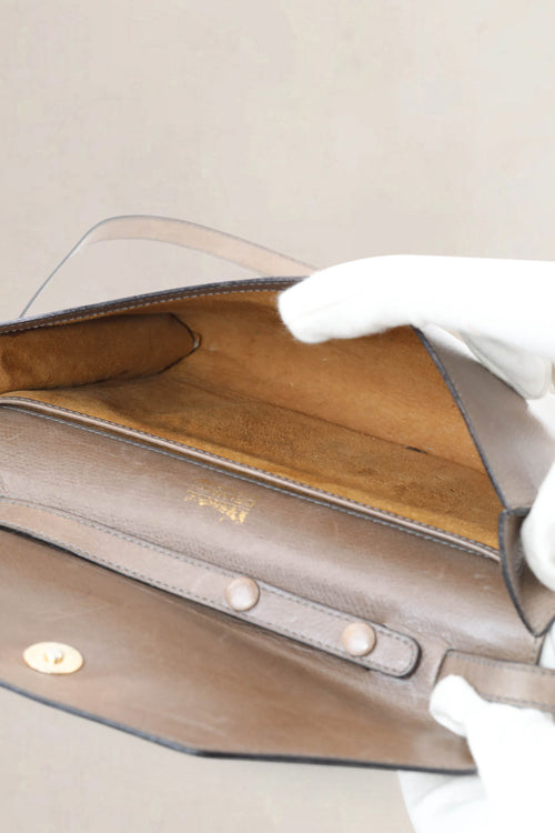 Brown Leather Crossbody Bag