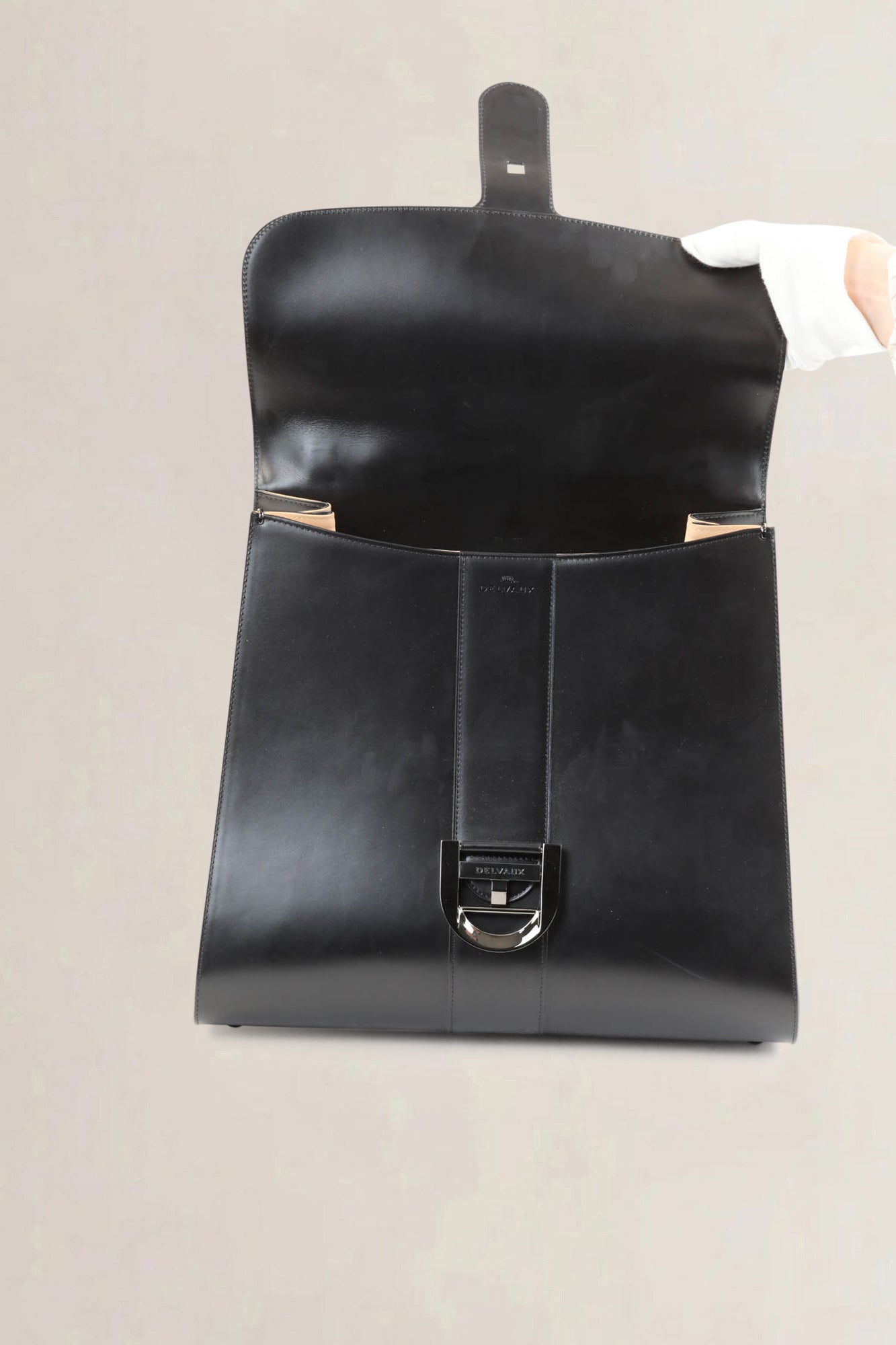 Delvaux Brillant Black Edition GM Top Handle Bag