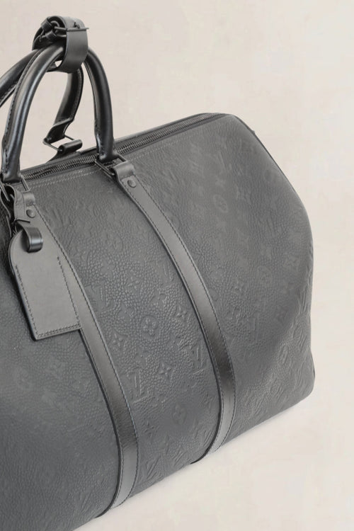 Black Taigarama Keepall Bandoulière 50 Travel Bag