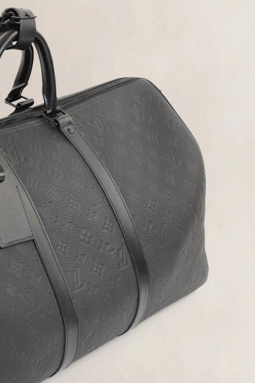 Black Taigarama Keepall Bandoulière 50 Travel Bag