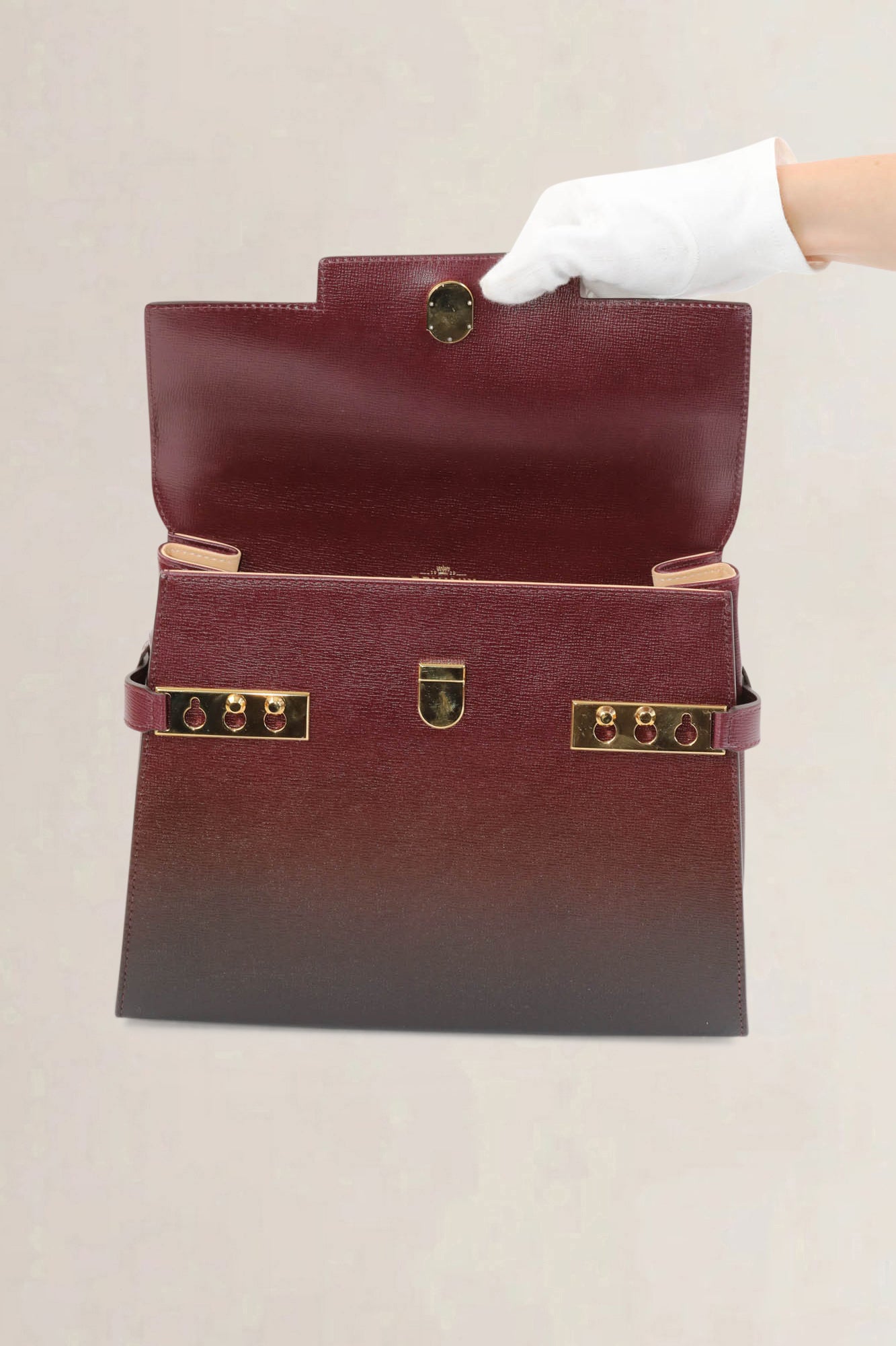 Delvaux Tempête MM Phantom Top Handle Bag