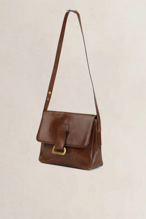 Delvaux Brown Poirier Crossbody Bag