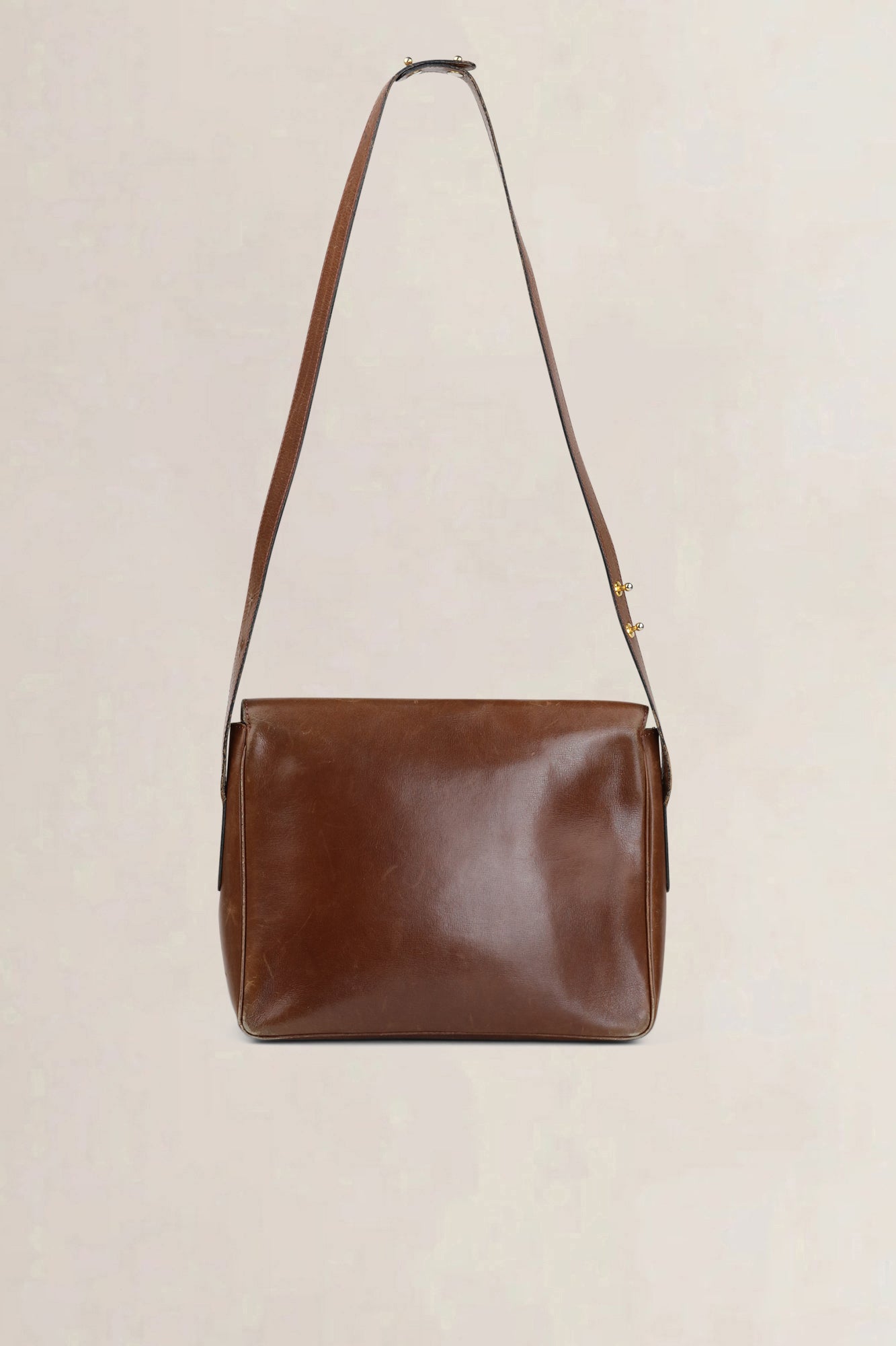 Delvaux Brown Poirier Crossbody Bag