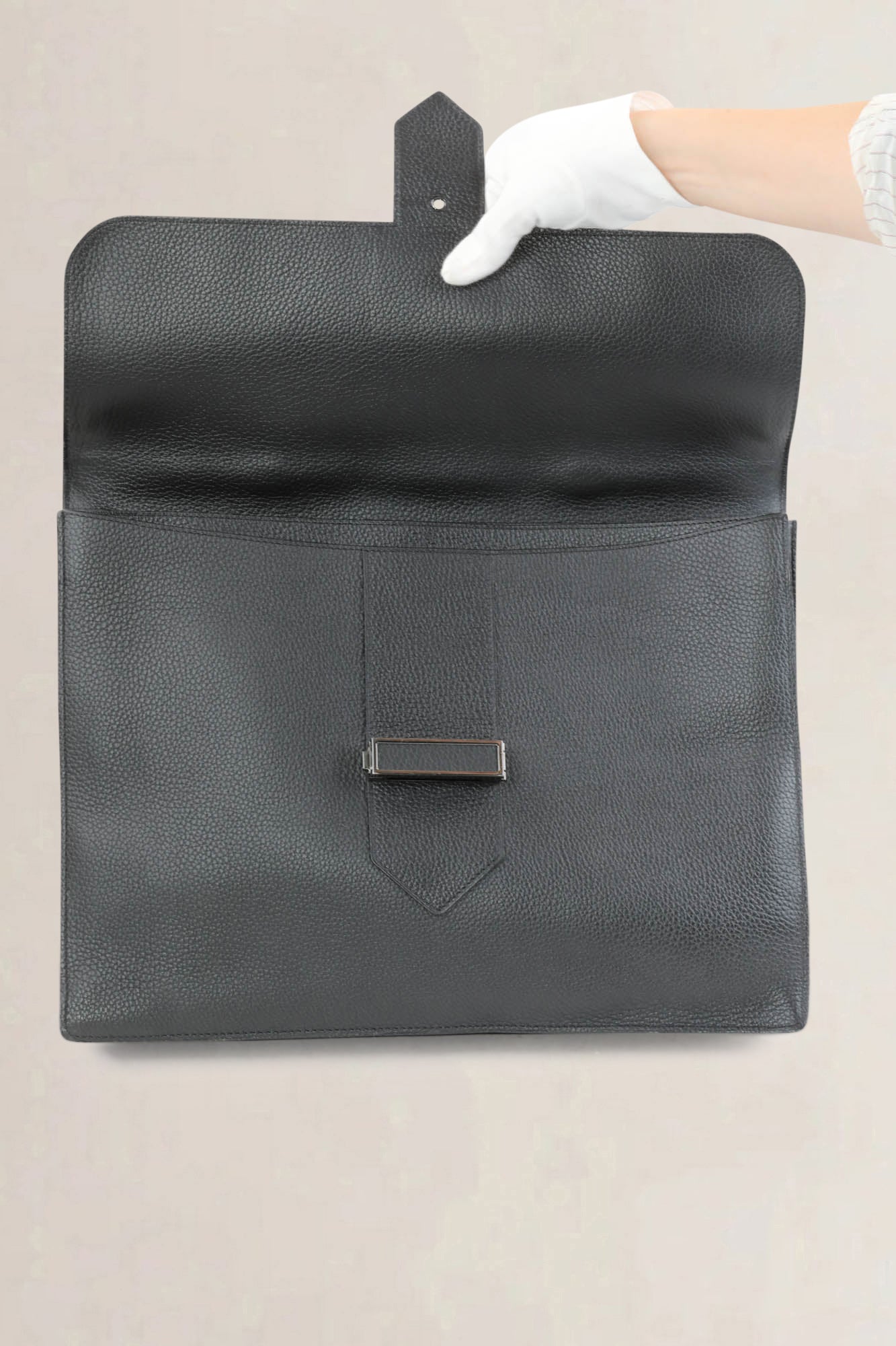 Delvaux Black Cartables Presse Briefcase