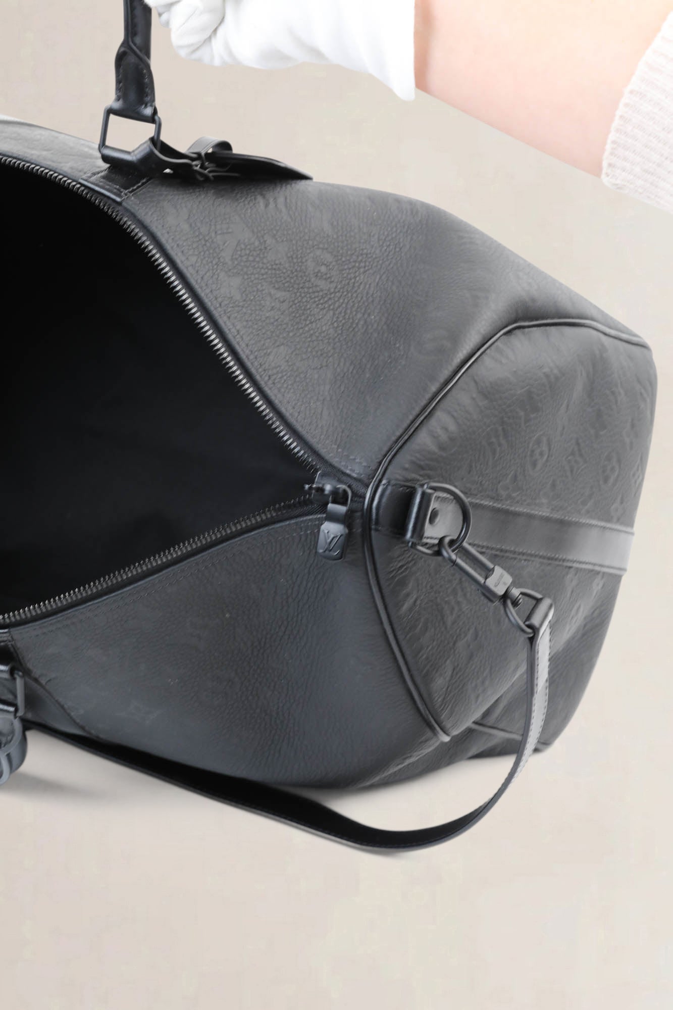 Black Taigarama Keepall Bandoulière 50 Travel Bag