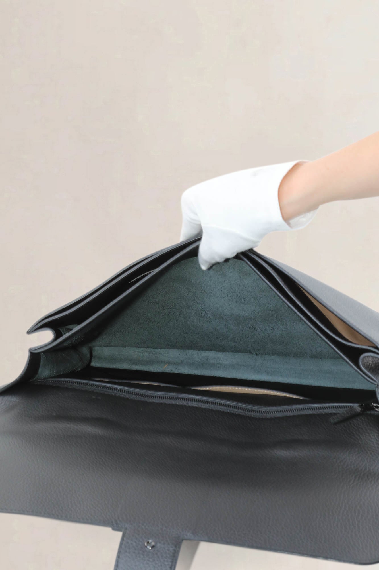 Delvaux Black Cartables Presse Briefcase