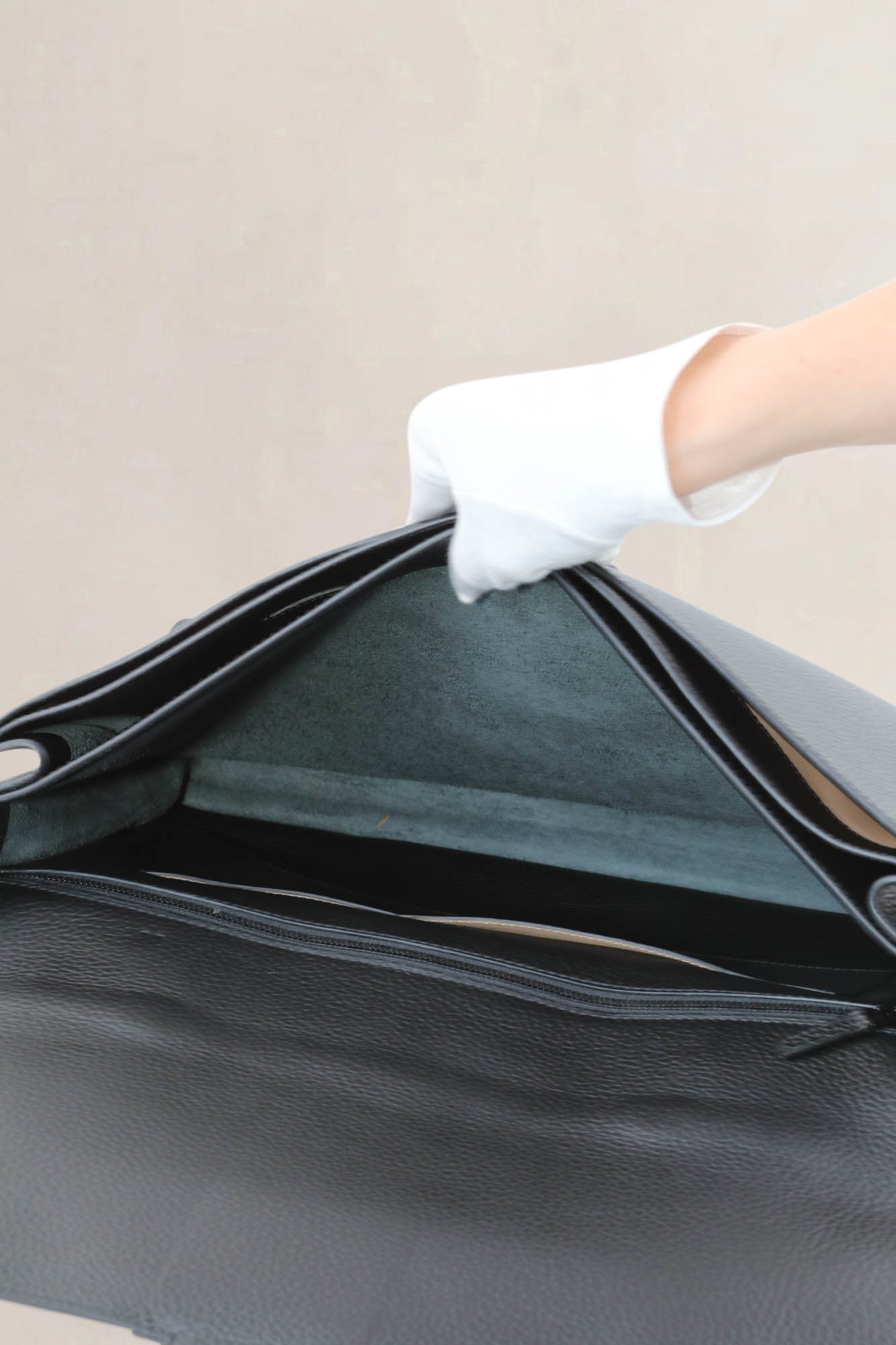 Delvaux Black Cartables Presse Briefcase