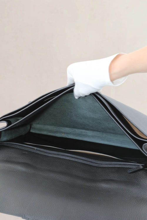Delvaux Black Cartables Presse Briefcase