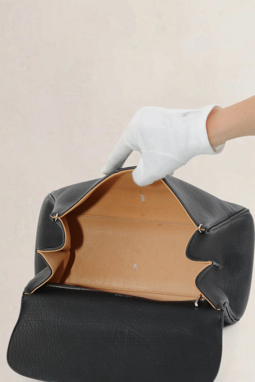 Delvaux Brillant Black MM Fly Crossbody Bag