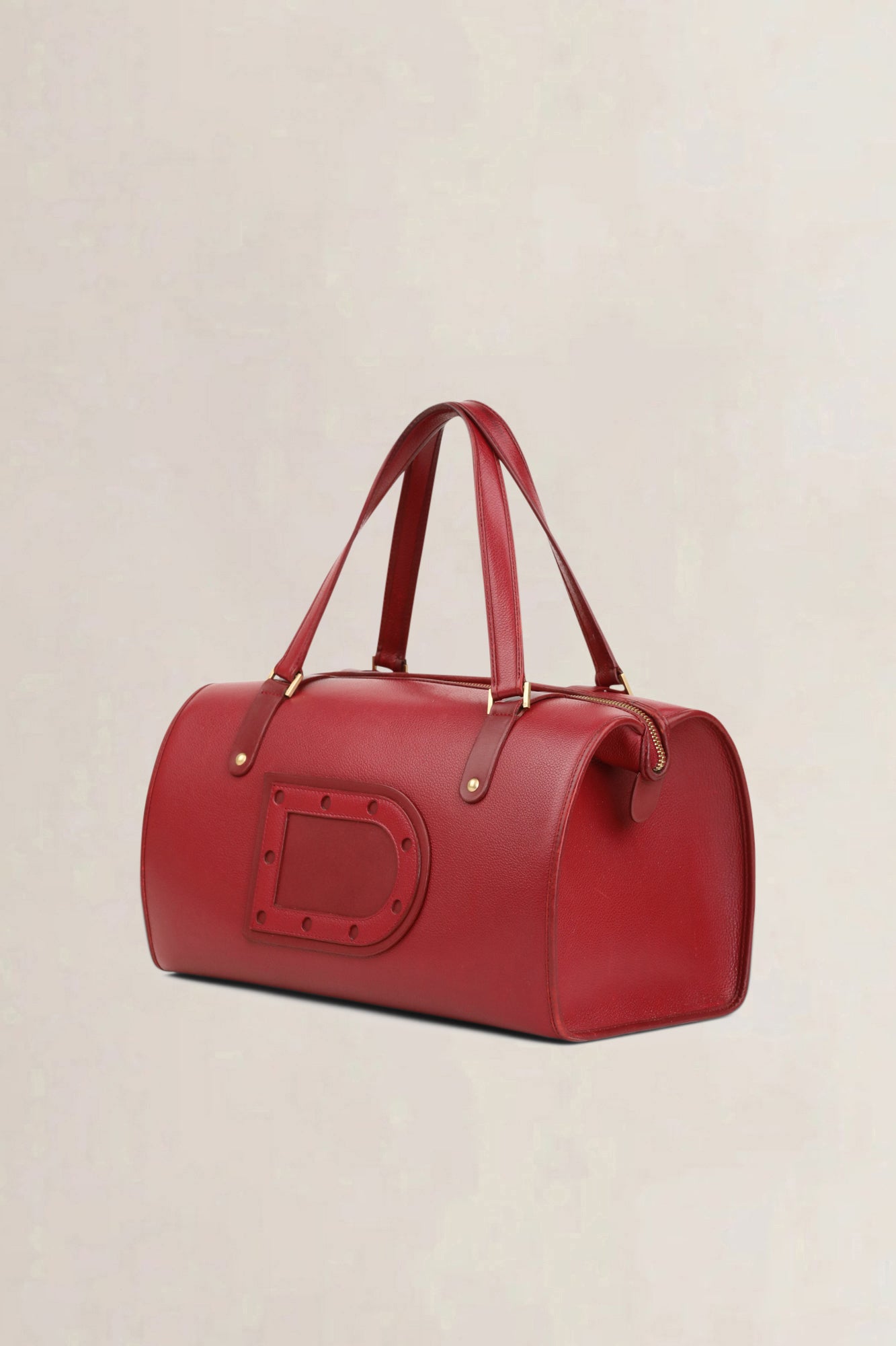 Delvaux Rosso Astrid GM Top Handle Bag