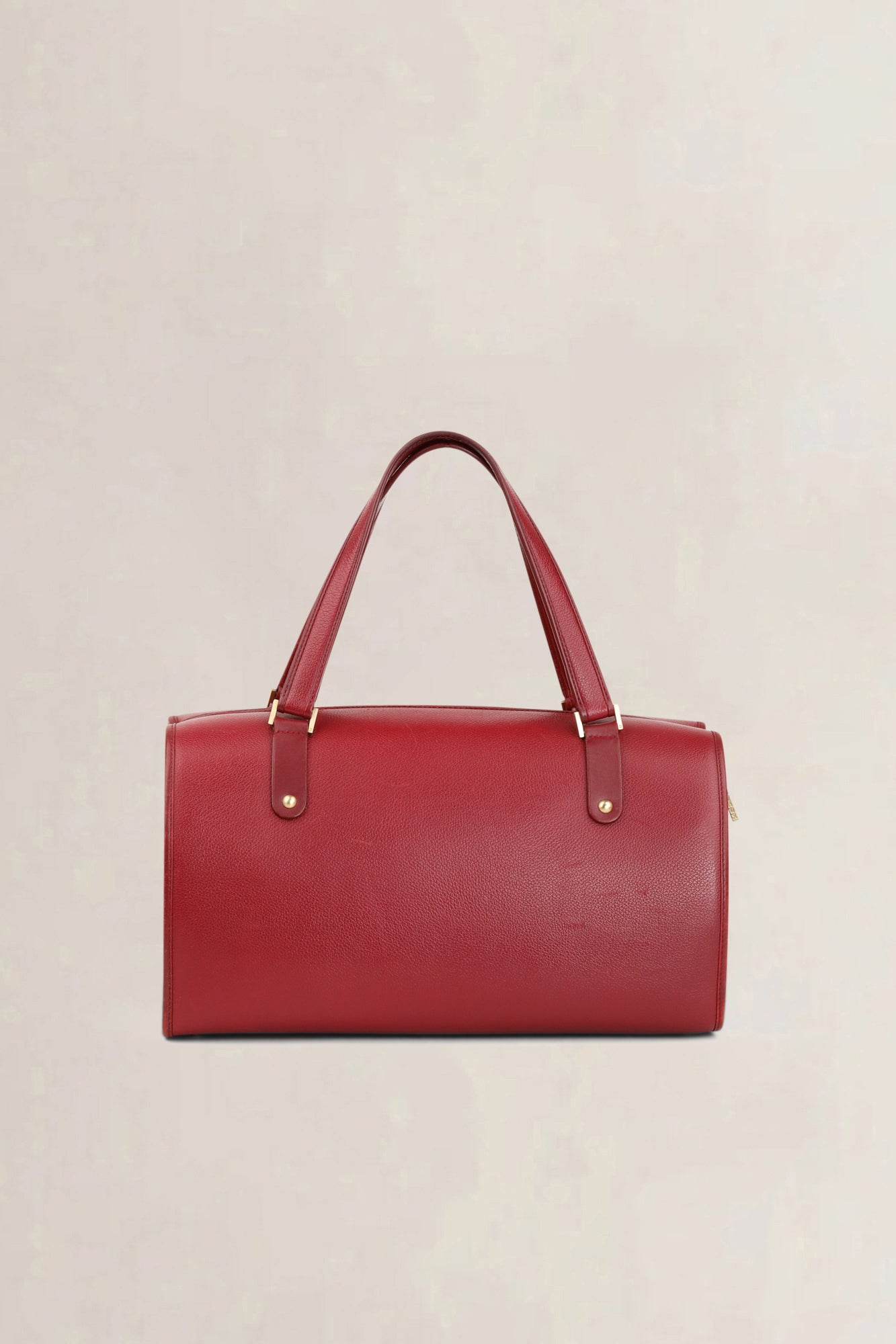 Delvaux Rosso Astrid GM Top Handle Bag