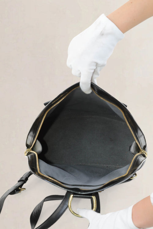 Louis Vuitton Black Epi Leather Gobelins Backpack