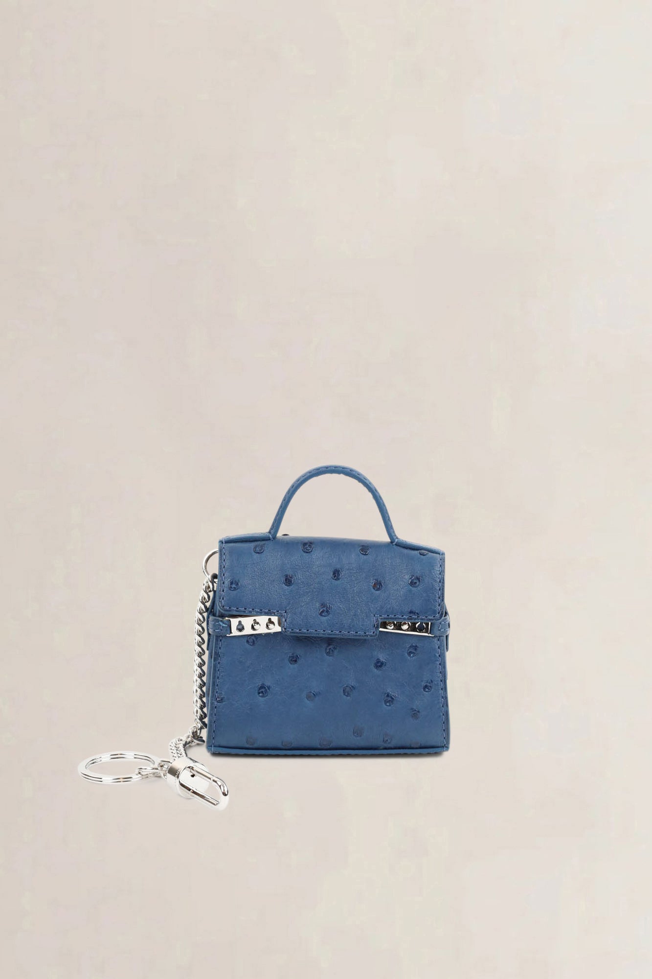 Tempête Blue Ostrich Charm