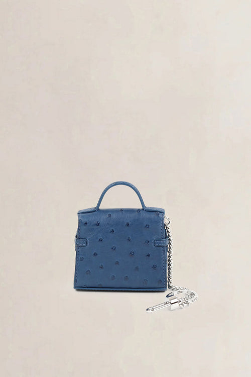 Tempête Blue Ostrich Charm