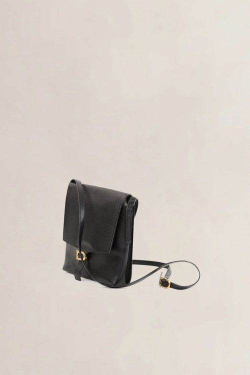Delvaux Black Leather Crossbody Bag