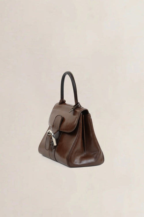Delvaux Brillant Brown Vintage Top Handle Bag