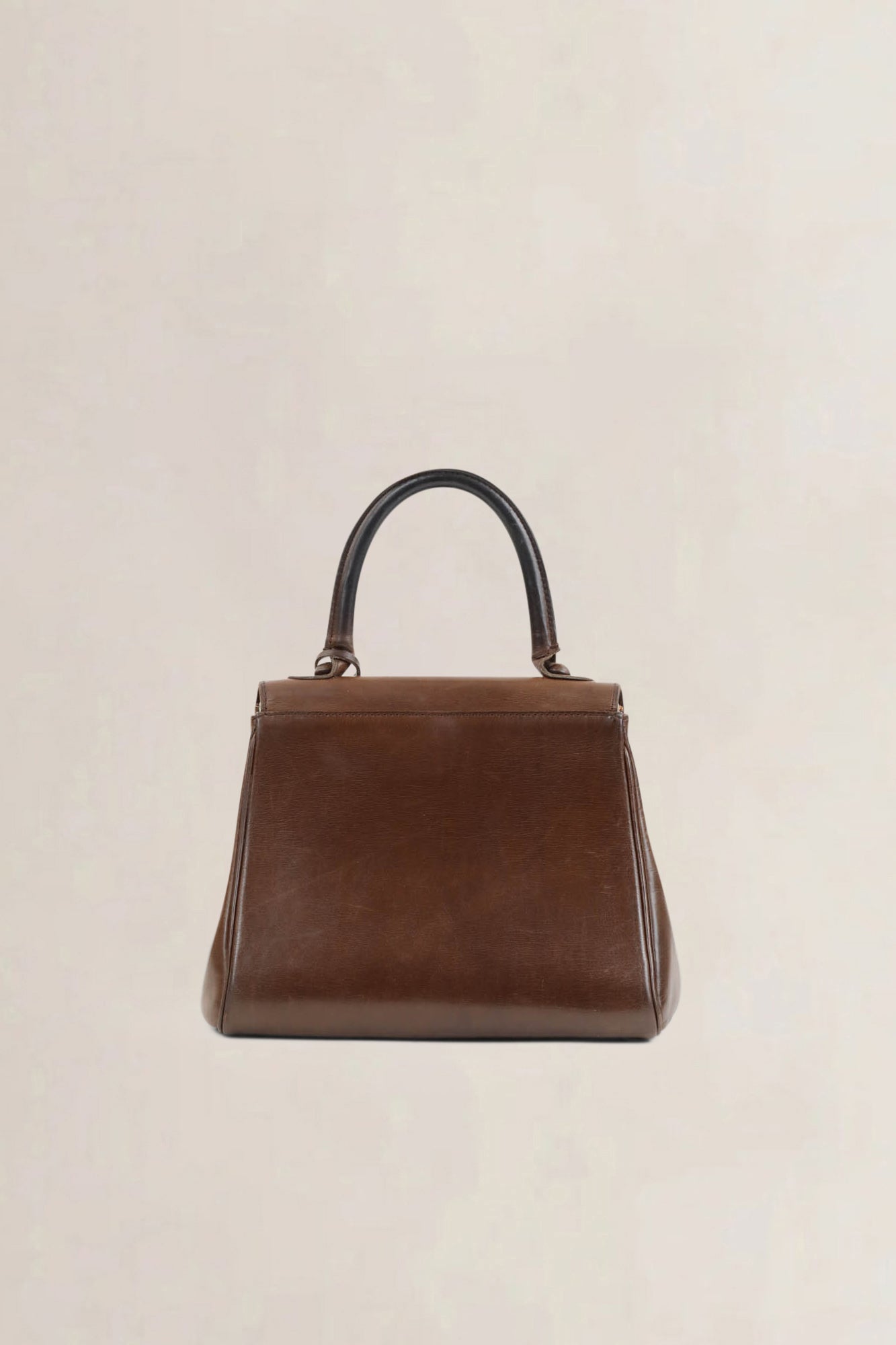 Delvaux Brillant Brown Vintage Top Handle Bag