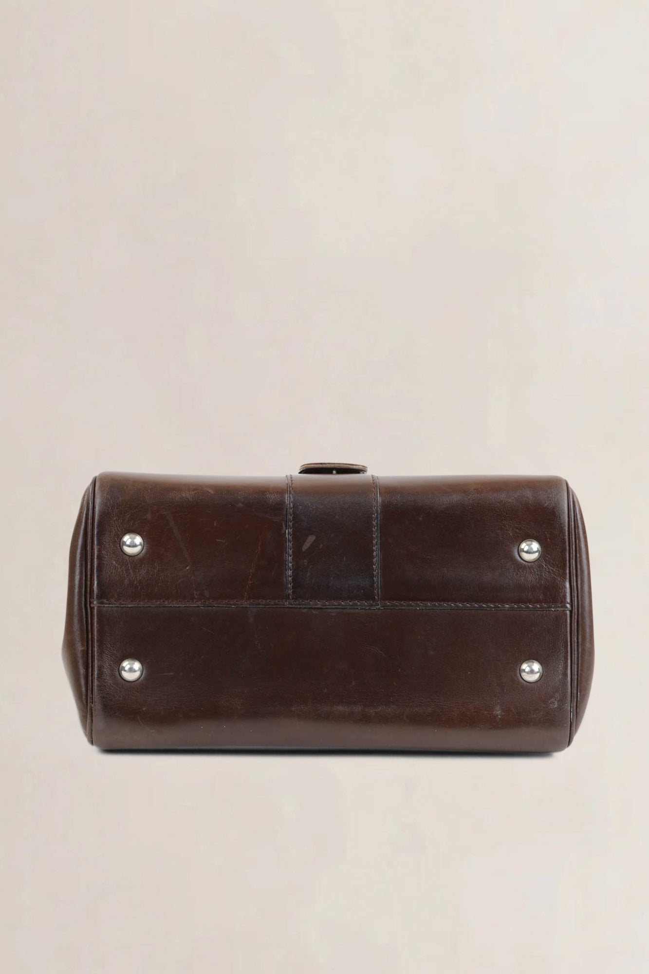 Delvaux Brillant Brown Vintage Top Handle Bag