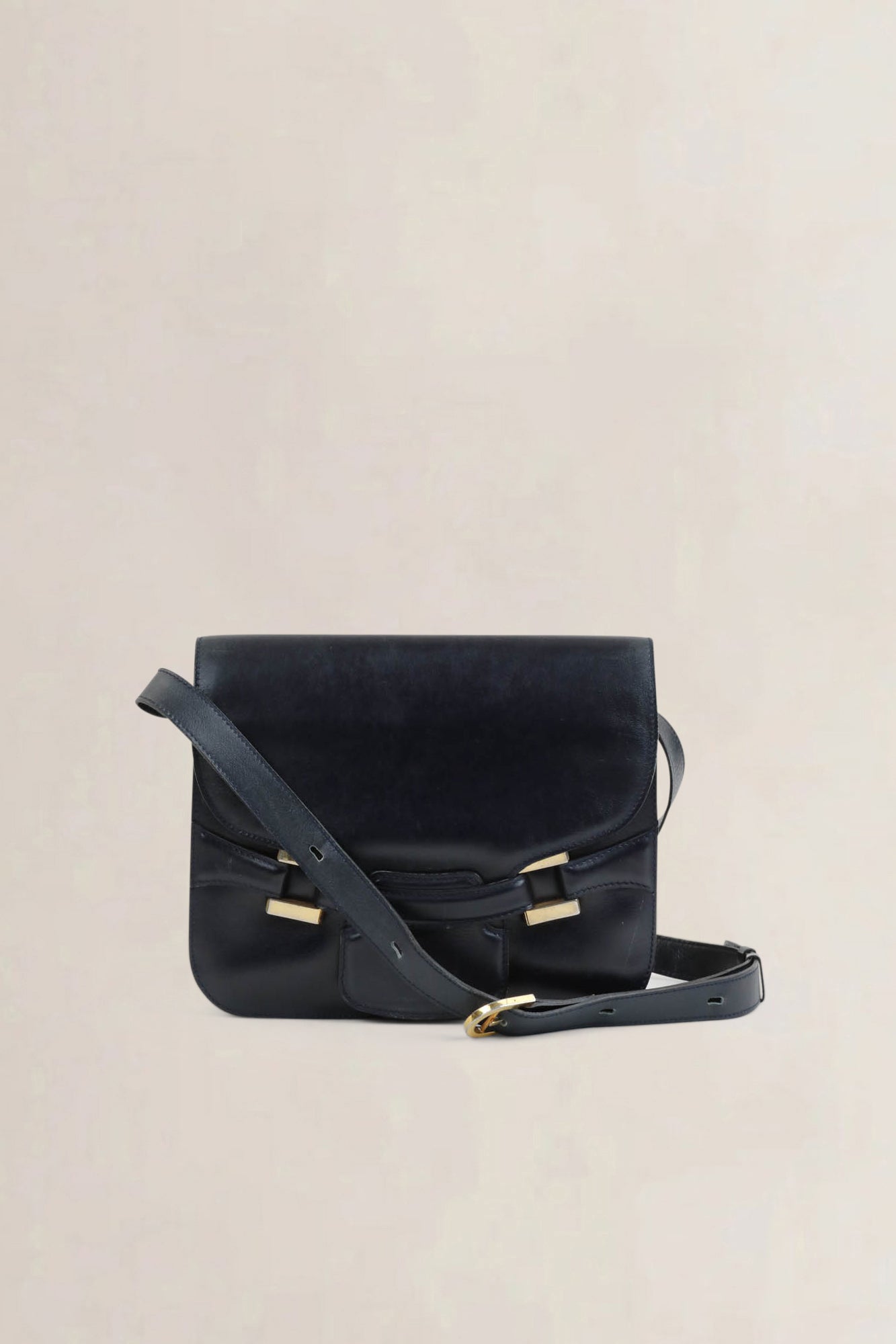 Delvaux Blue Musique Crossbody Bag