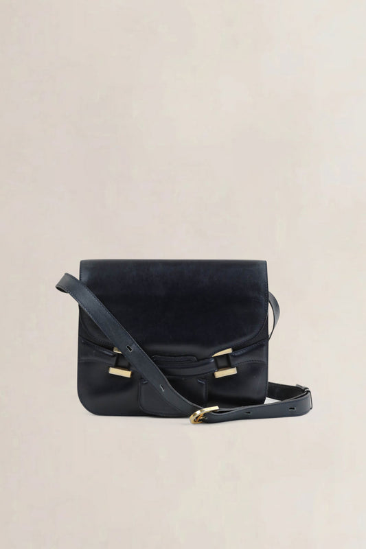 Delvaux Blue Musique Crossbody Bag