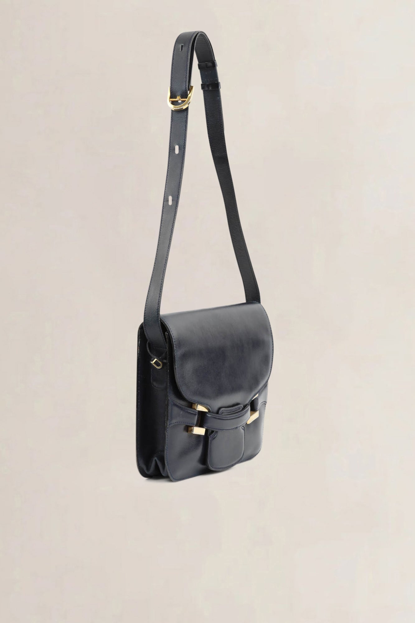 Delvaux Blue Musique Crossbody Bag