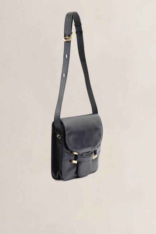 Delvaux Blue Musique Crossbody Bag