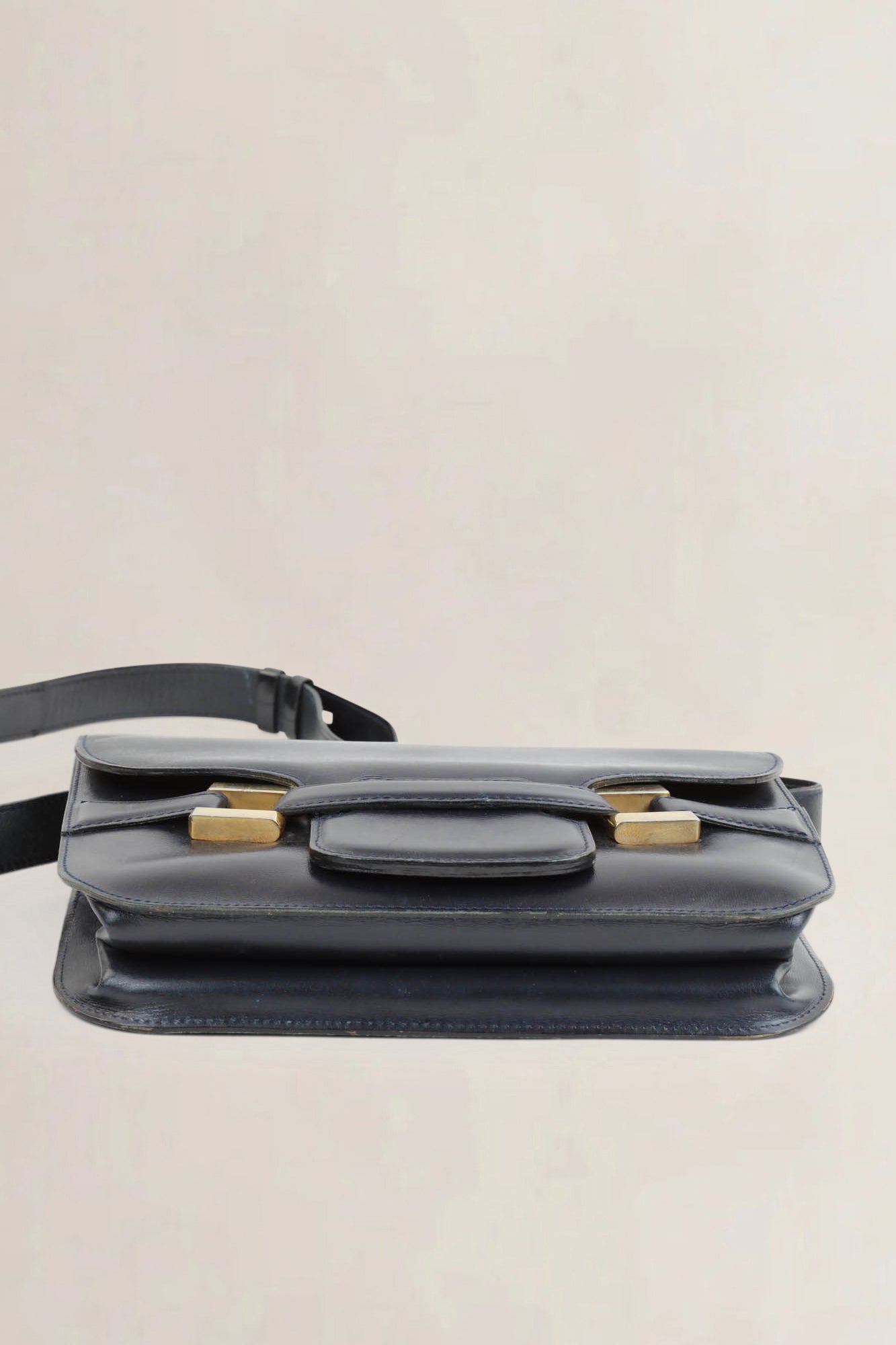 Delvaux Blue Musique Crossbody Bag