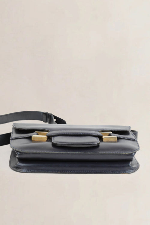 Delvaux Blue Musique Crossbody Bag