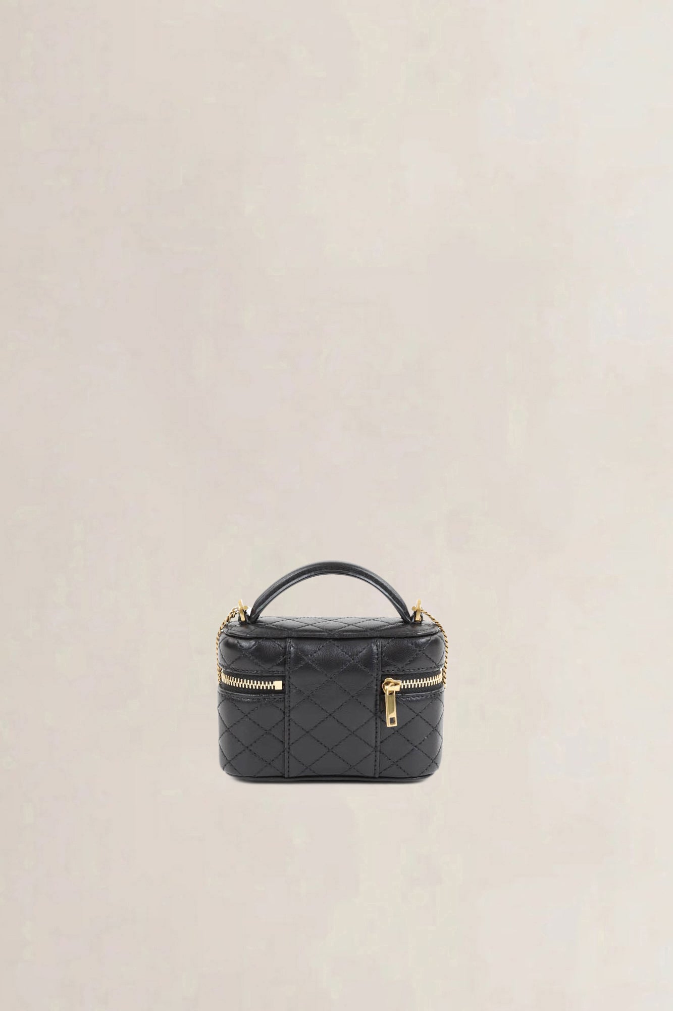 Black Gaby  Micro Vanity Crossbody Bag